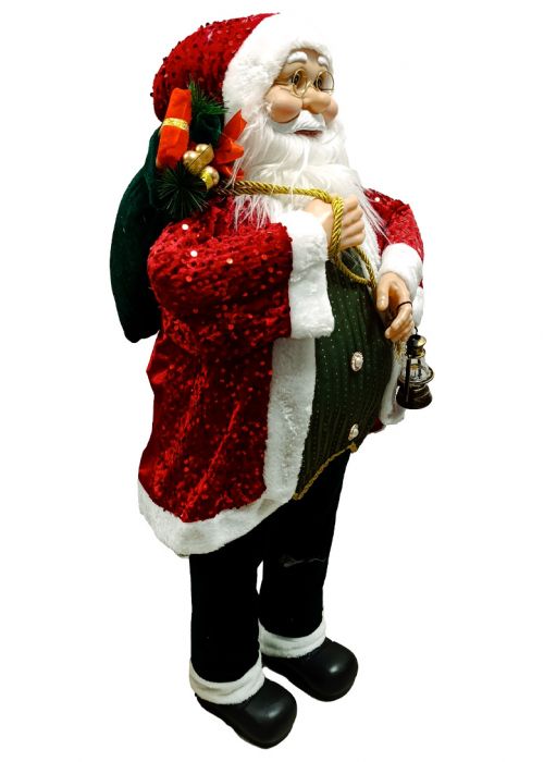 Papá Noel Aurora 30 cm Rojo y Blanco
