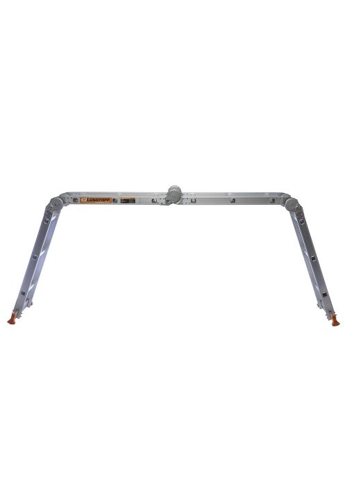Escalera plegable de aluminio 12 escalones LE300 Neutro