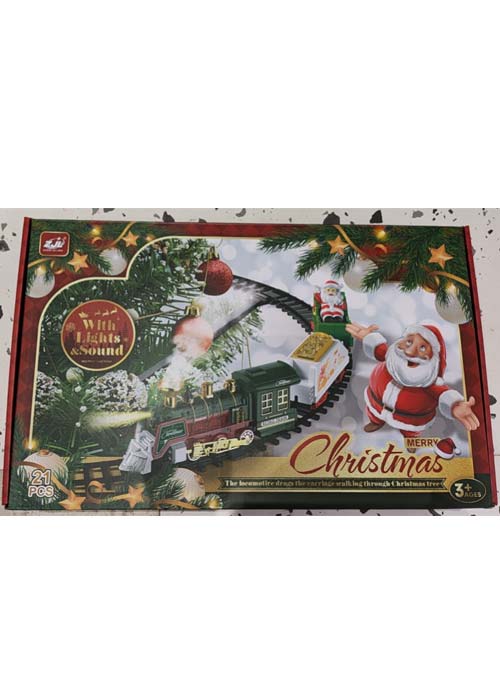 Tren Navideño Colgante 21 Piezas 