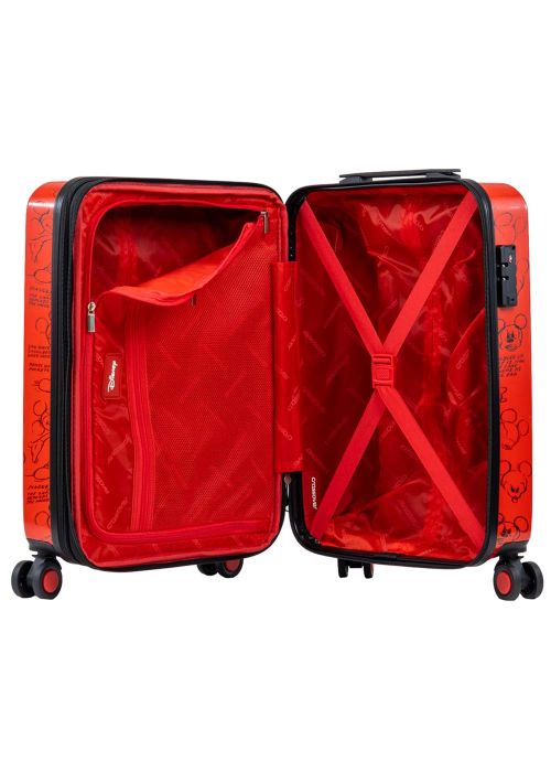 VALIJA MICKEY CLASSIC ROJA 70100 Mediana