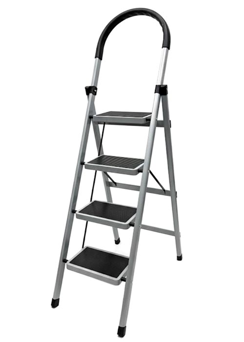 Escalera de Metal 137cm Gris