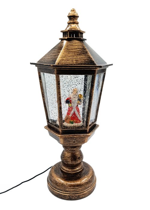 Farol Glitter Papá Noel Multicolor