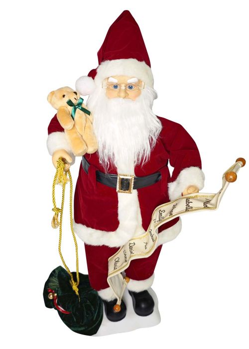 Papá Noel Lista 72cm Rojo
