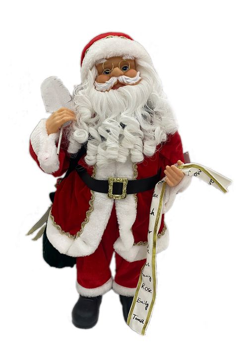 Santa con movimiento