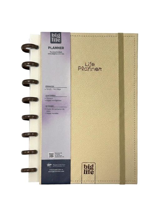 LIFE PLANNER 15X21 TRAMA / 162 PAG Neutro