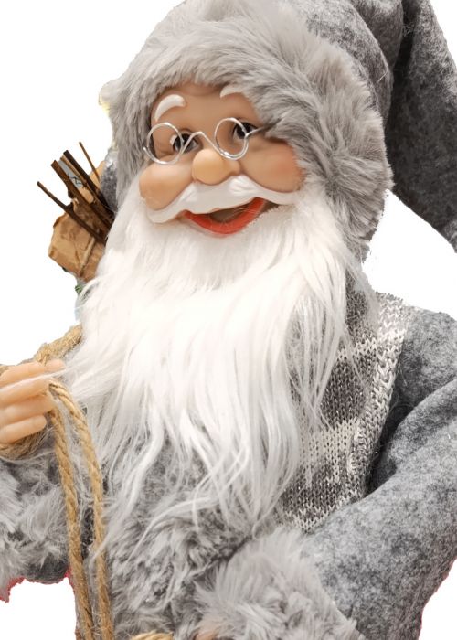 Papá Noel de 60 cm de estilo nórdico Multicolor