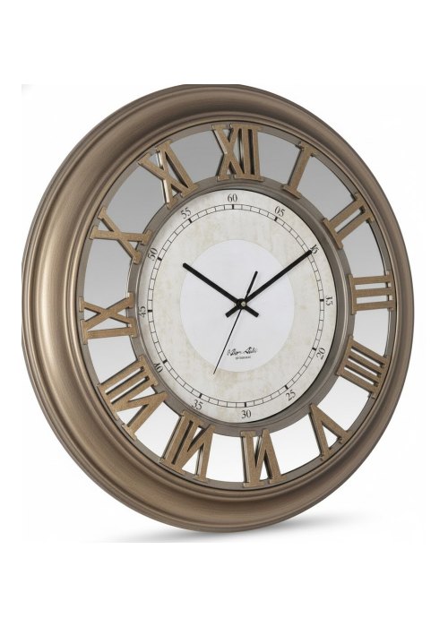 Reloj de Pared Romanos Minimal Bronce