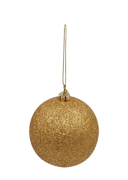 Bola Brillante Dorada De 80MM ORN