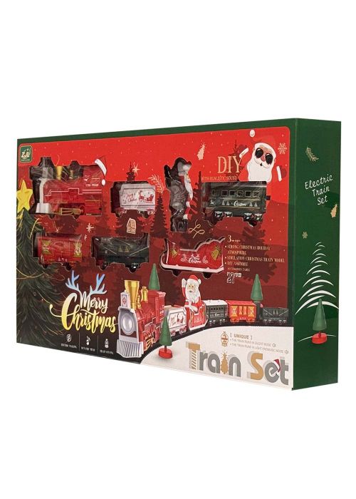 Tren Navideño 2 Modos Multicolor