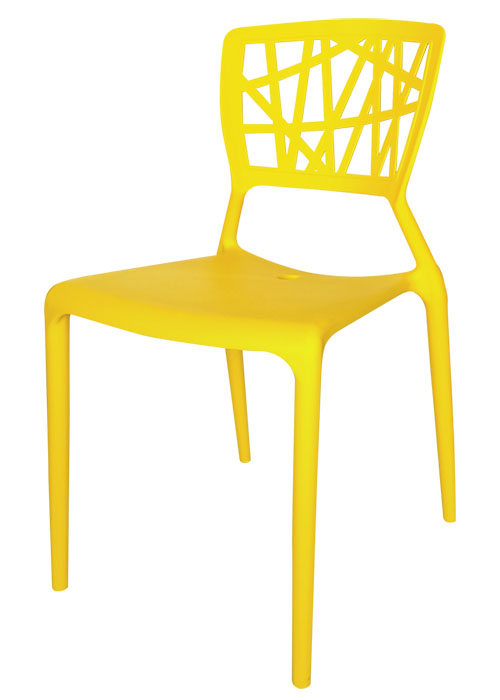 Set Silla Amelie x6 Amarillo Fuerte