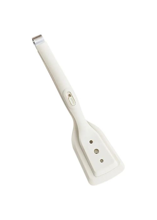 Espátula y Pinza de Silicona Blanco