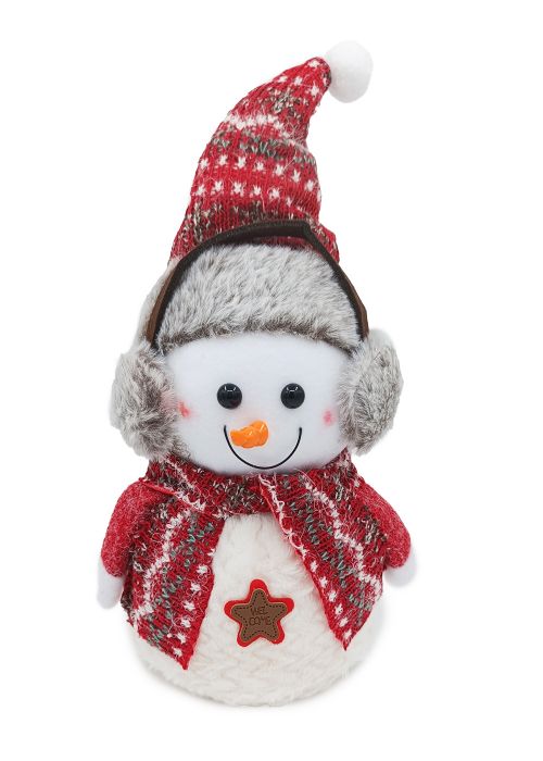 Muñeco de Nieve con Auriculares 45 cm