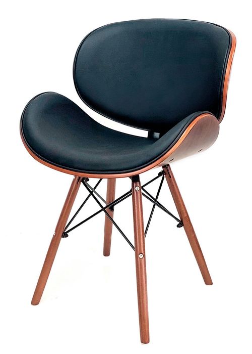 Silla Fyn Eiffel Negro
