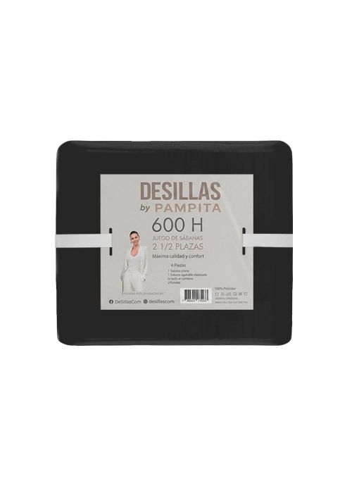 JGO DE SABANA WASHED 600 H 2 1/2 Negro