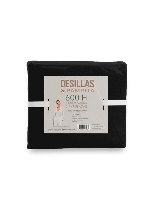 JGO DE SABANA WASHED 600 H 2 1/2 Negro