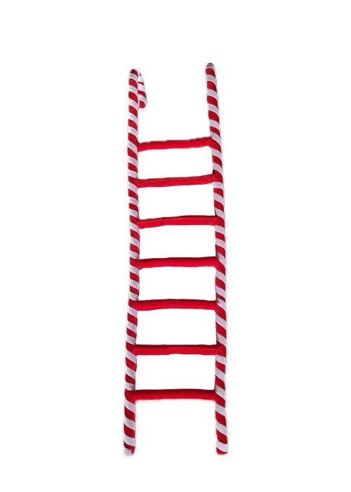 Escalera de caramelo navideña 36 Rojo