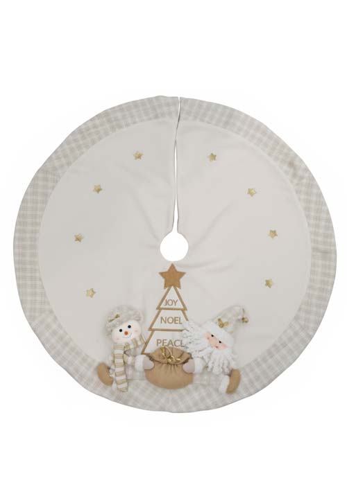Pie de Árbol Cozy Noel Crudo