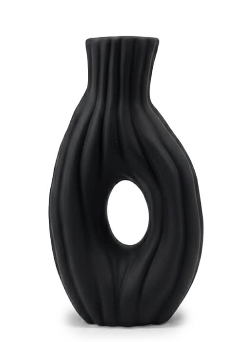 Florero Arco Negro Neutro