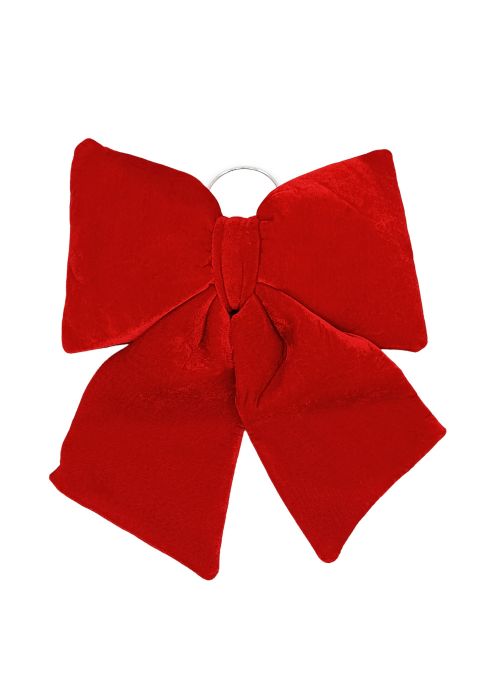 Moño Navideño Rojo Rojo