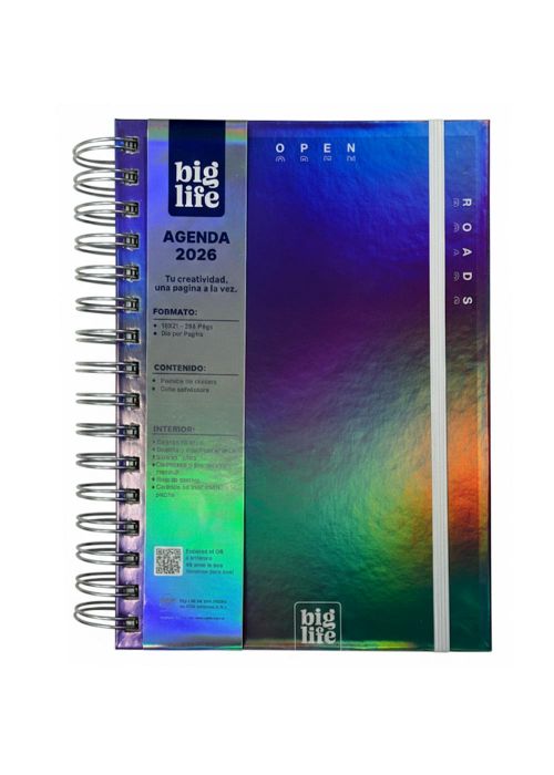 AGENDA 15X21 SV HOLOGRAFICA 1 2026 / 190 PAG