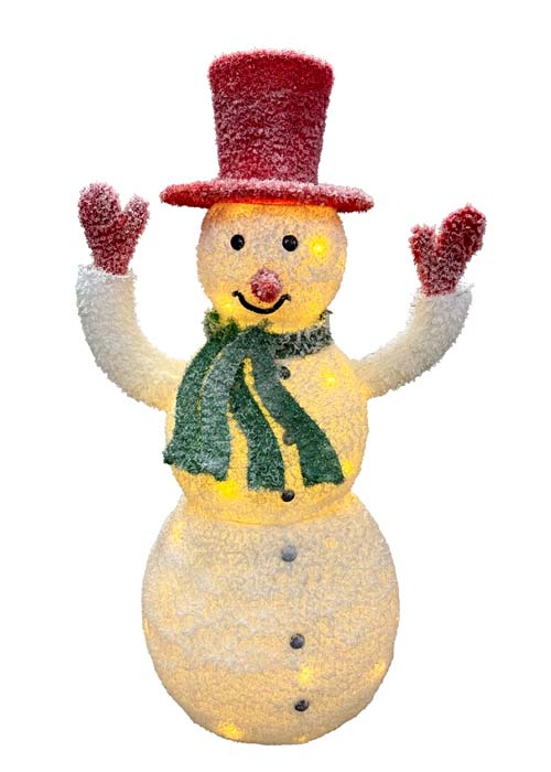 Muñeco de Nieve con Led