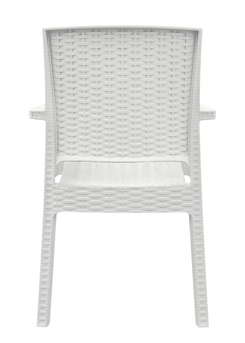Sillón Rattan Abu Dhabi Blanco
