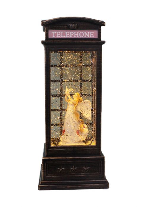 Cabina Telefónica con Glitter Ángel Multicolor