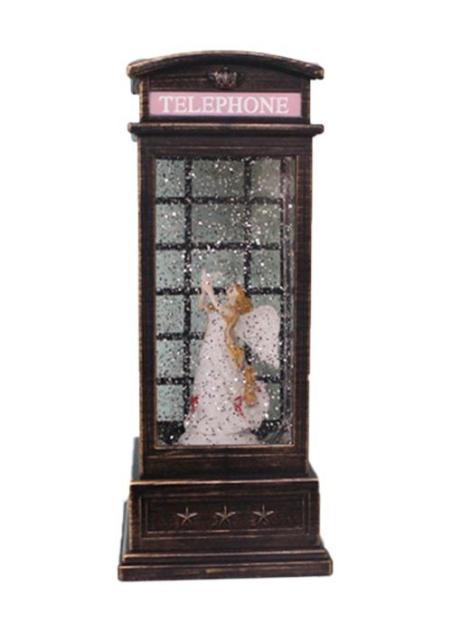 Cabina Telefónica con Glitter Ángel Multicolor