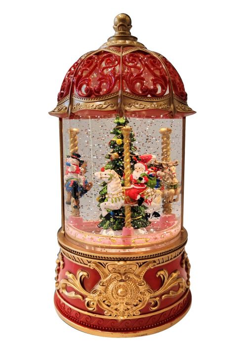 Carrusel Cúpula Roja Rojo