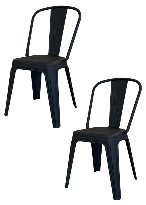 Silla Tolix Air X2 (Plástico Reforzado) Negro