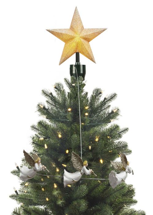 Punta de Árbol Estrella Ángeles Blanco