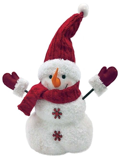 Muñeco de Nieve Abrazo Invernal Blanco