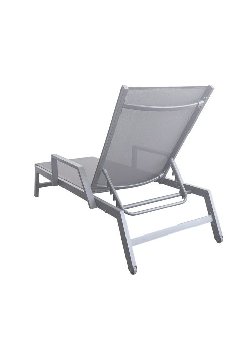 Reposera Krabi con apoyabrazos Gris Oscuro