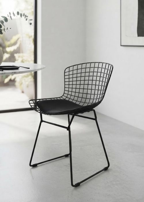 Silla Bertoia Negra