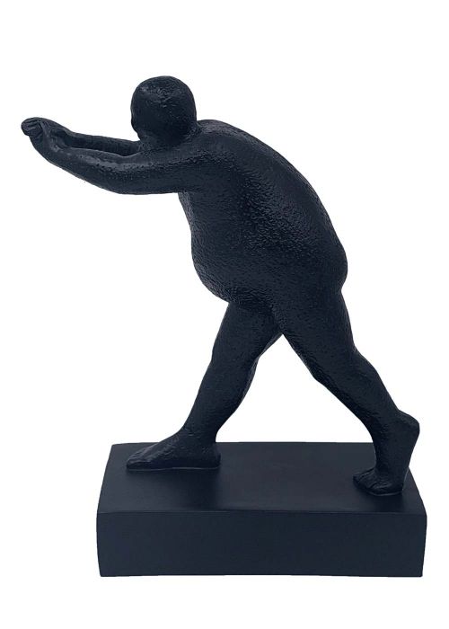 Escultura hombre negro 19x9