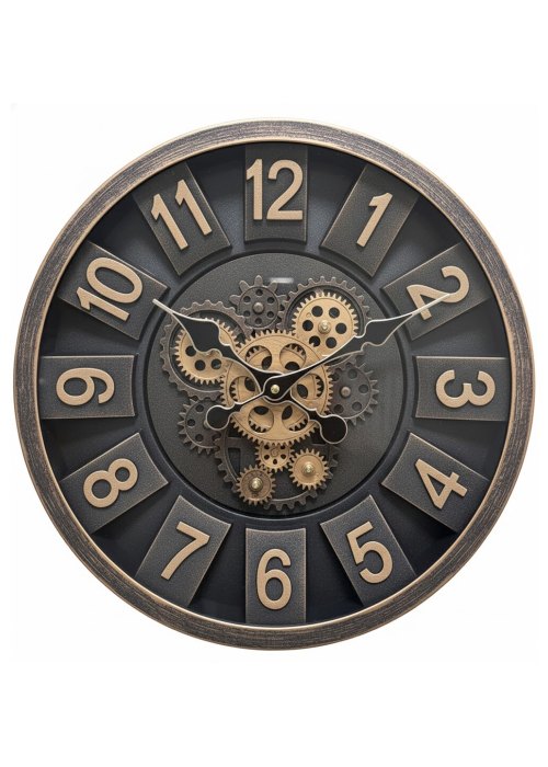 Reloj de pared Steampunk engranajes Neutro