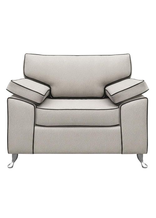 Sillón Portofino 1 Cuerpo Lenny Ice