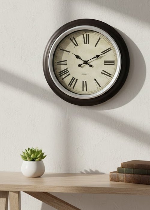 Reloj de pared Vintage Estilo Campestre Neutro
