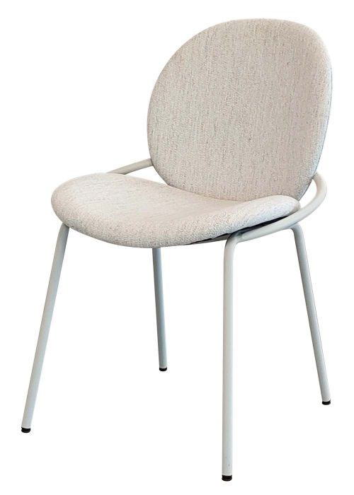 Silla Vila Beige Tapizada