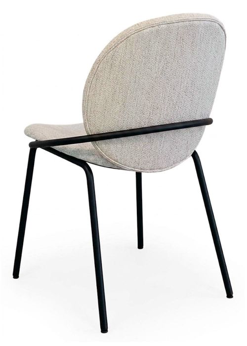 Silla Vila Beige Tapizada Beige