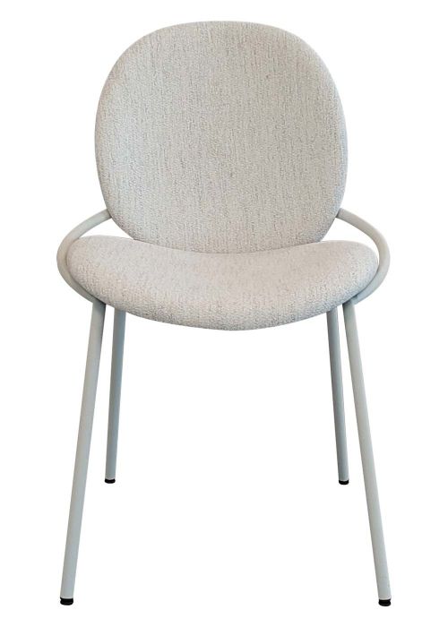 Silla Vila Beige Tapizada