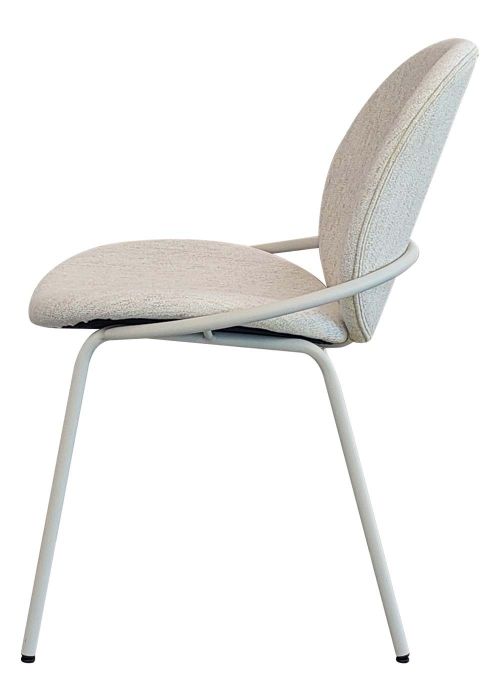 Silla Vila Beige Tapizada