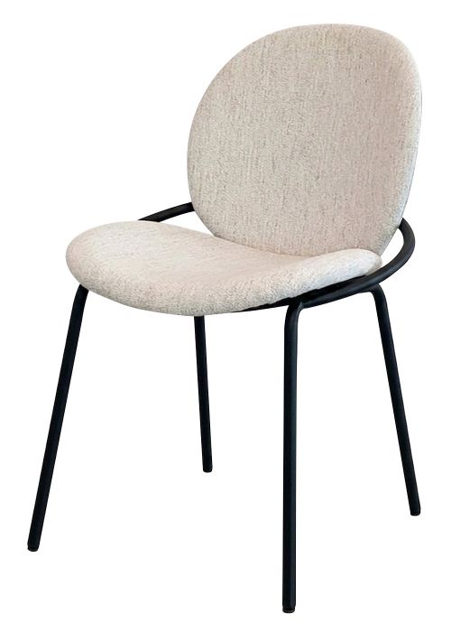 Silla Vila Beige Tapizada