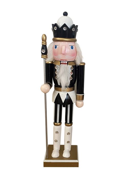 Muñeco cascanueces 38 CM Negro