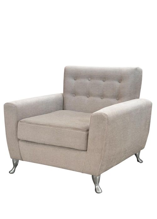 Sillón Liverpool 1 cuerpo T Gris Claro