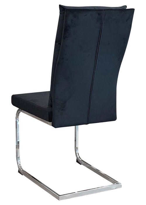 Silla Amalfi Black Velvet