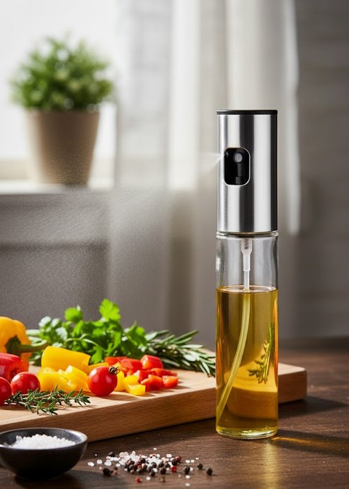 Pulverizador de aceite de cocina 18,4 cm Neutro