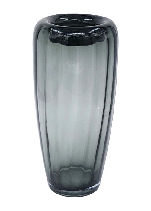 Florero Vidrio humo 30 x 15 Vidrio