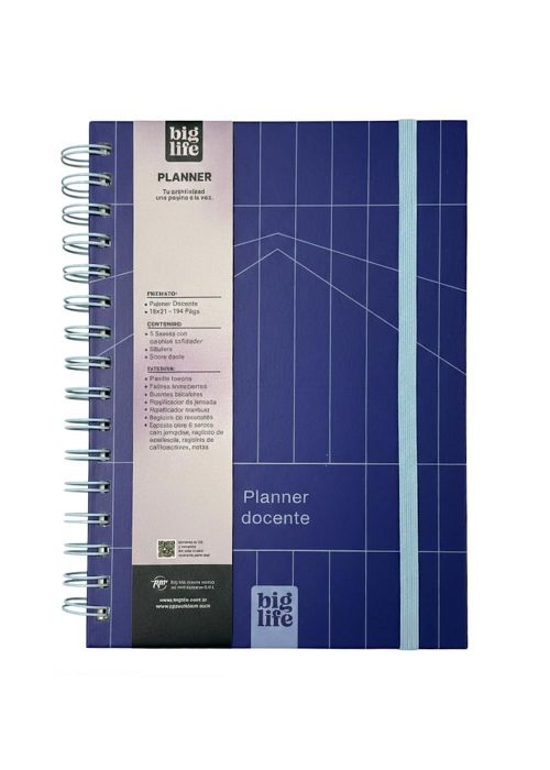 PLANNER 15X21 DOCENTE 1 / 164 PAG Neutro