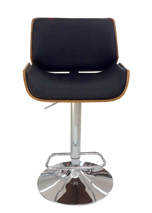 Taburete Kelly Tapizado Negro